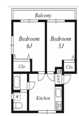 茜ハイムの間取り