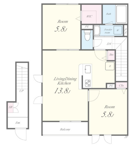 ガレリア上鷺の間取り