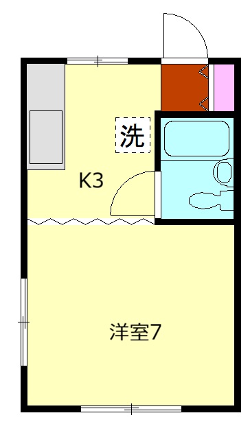 吉崎コーポの間取り
