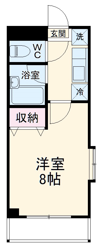 フラット福寿第6の間取り