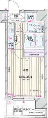 レガロ飛鳥山の間取り