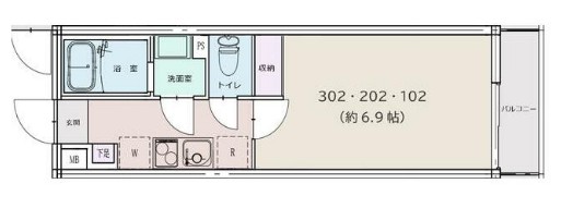 スマイラス西川口の間取り