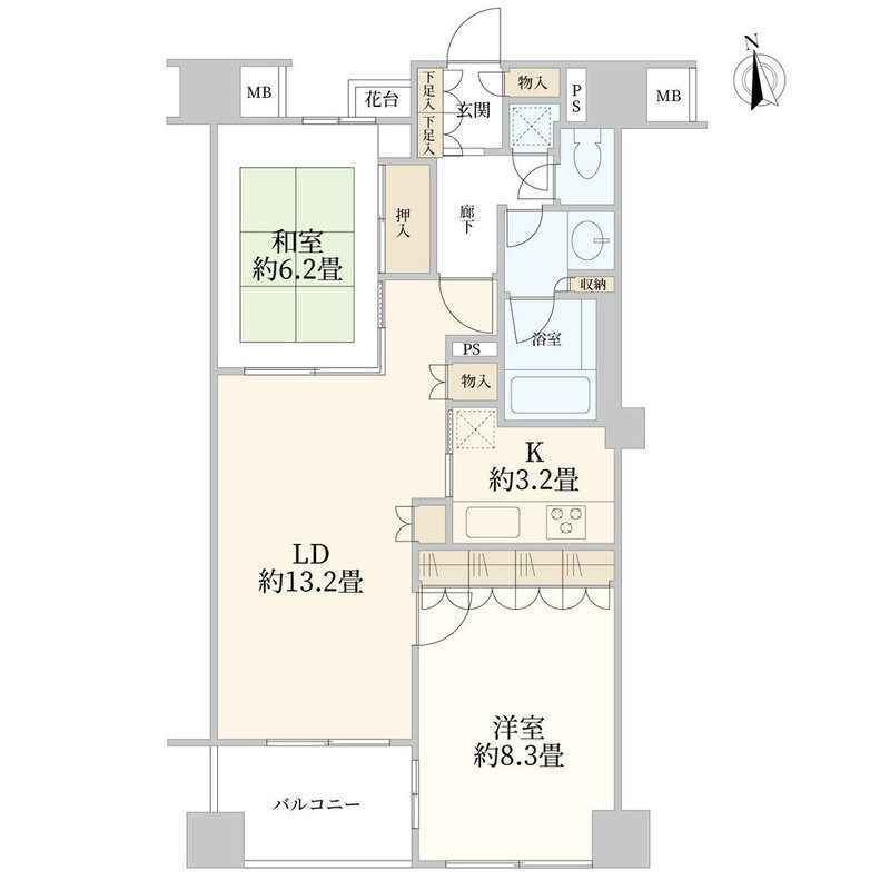 APAガーデンズ新宿戸山公園の間取り