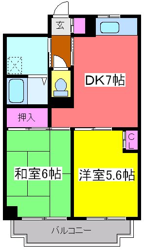 メゾン・ド・ヴァンベールの間取り