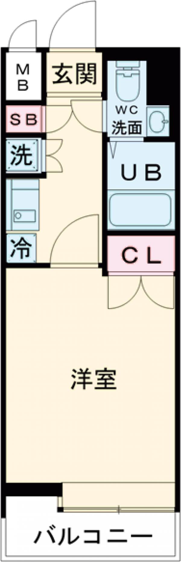 ダイナコートエスタディオレシェンテの間取り