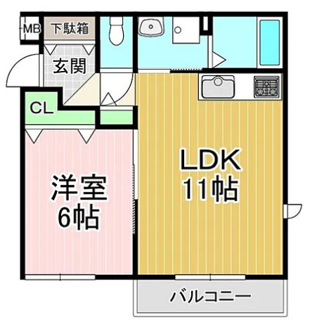 仮称 東向日駅ハイツプロジェクトの間取り