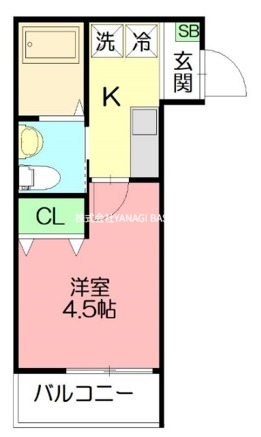DEN生田の間取り