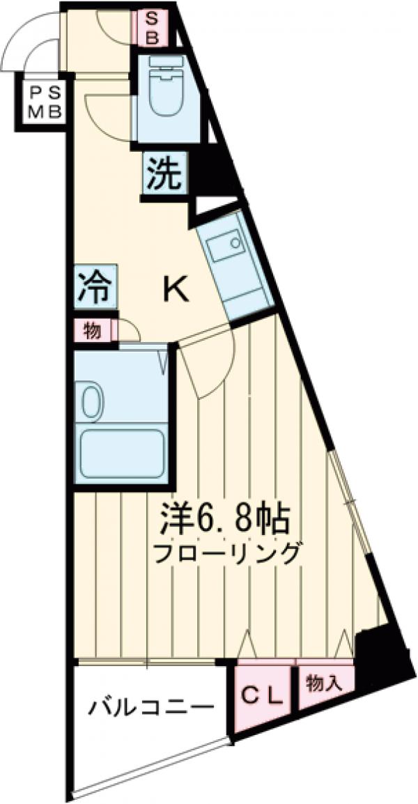 グランヴァン新大塚の間取り