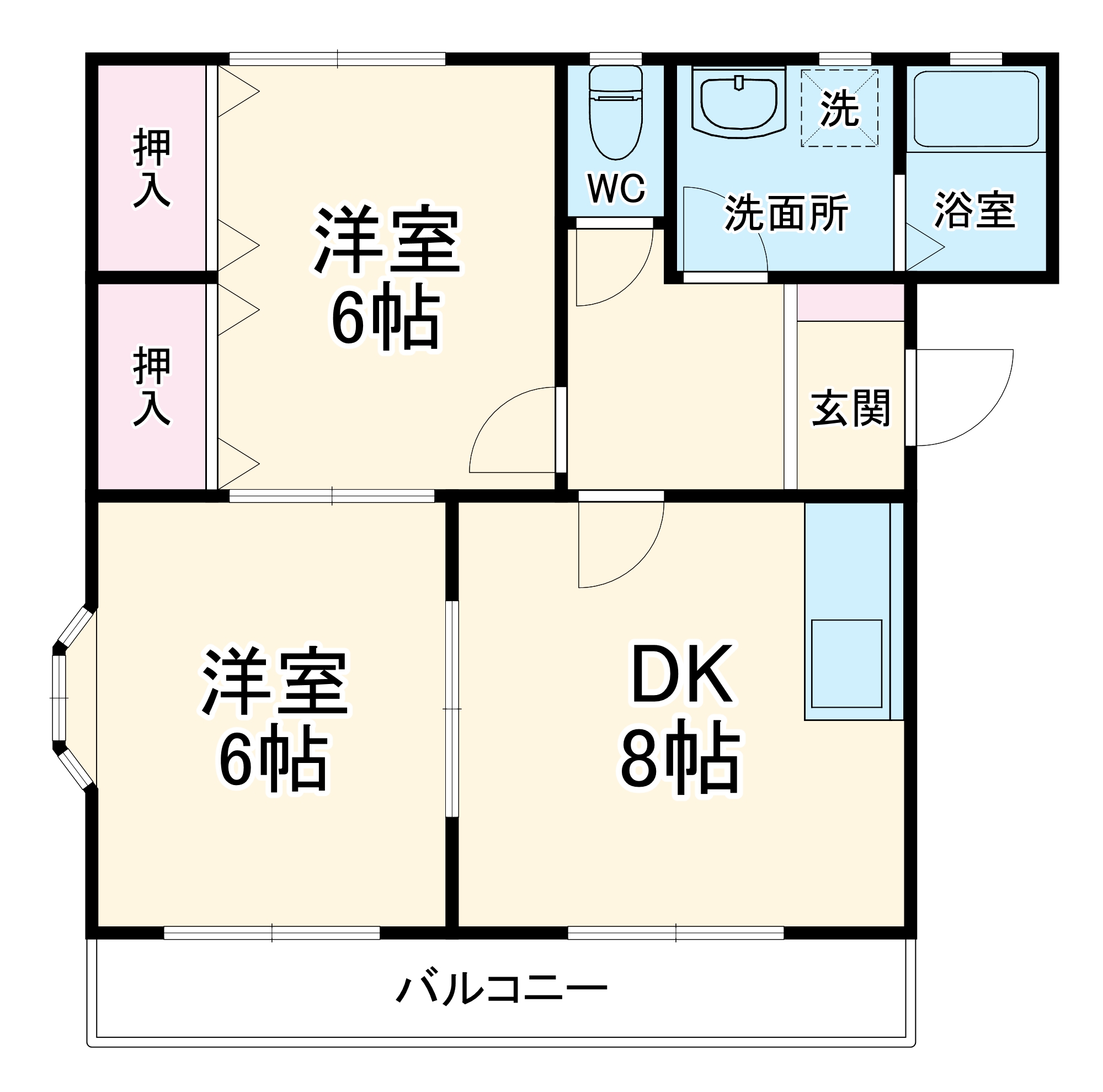 オリオンパークの間取り