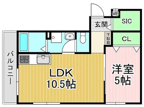 仮称 東向日駅ハイツプロジェクトの間取り