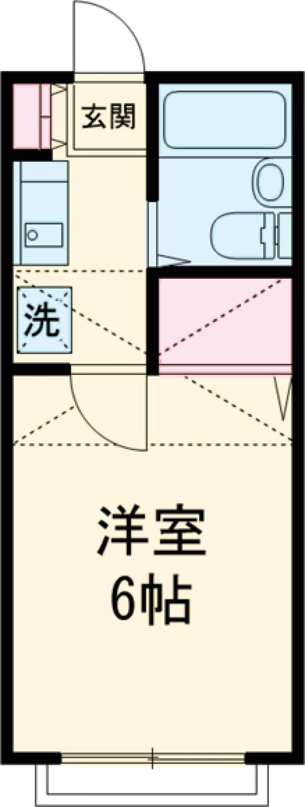 フラワーコーポの間取り