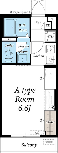 リブリ・谷津の間取り