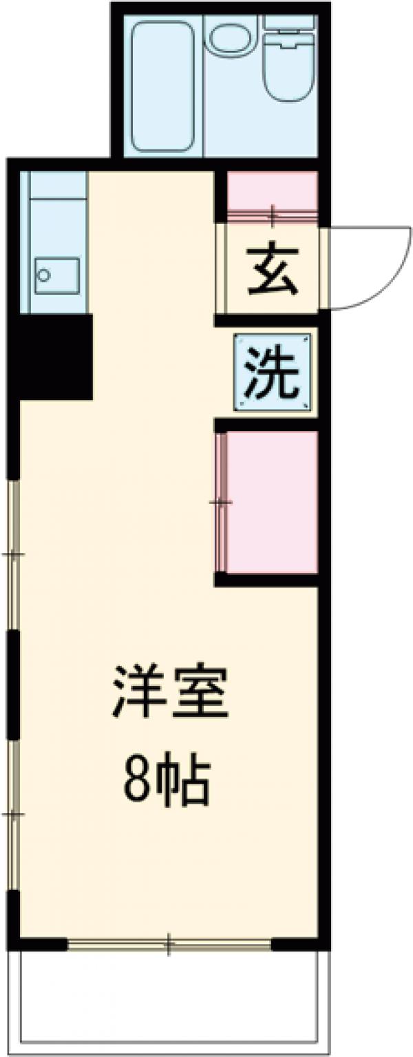 サンハイツ田辺の間取り