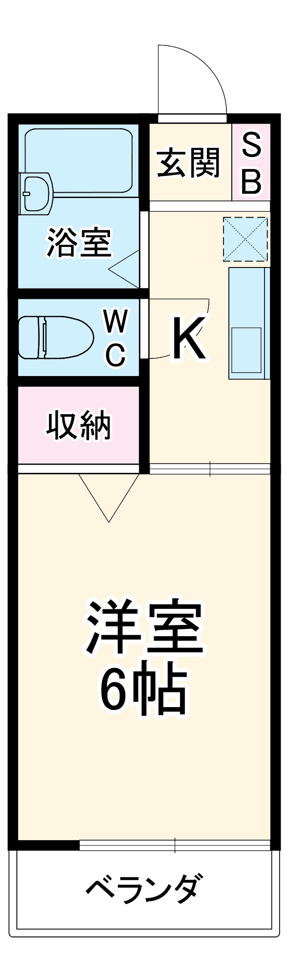 シャトー菊の間取り