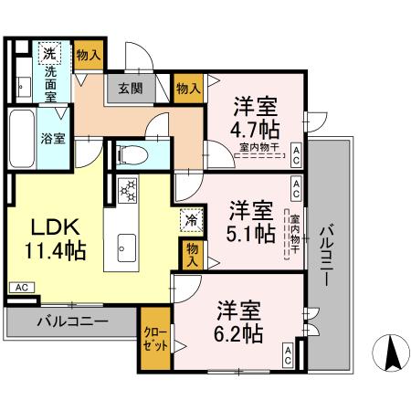 デュープレイスの間取り