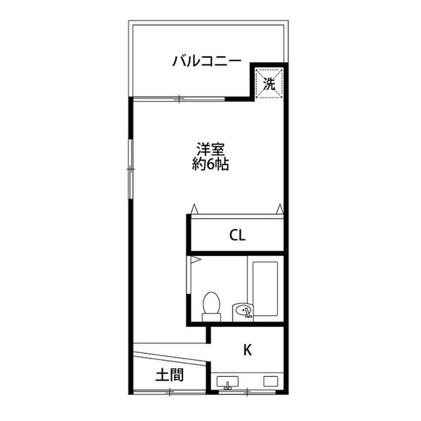 クレスト下新庄駅前の間取り