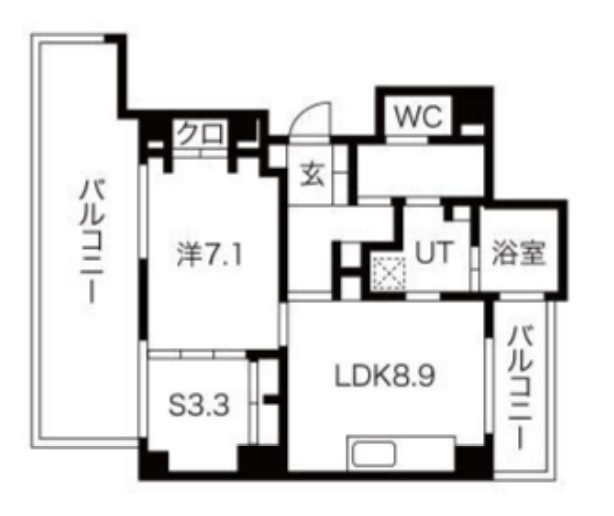 フランボワーズガーデン中野の間取り