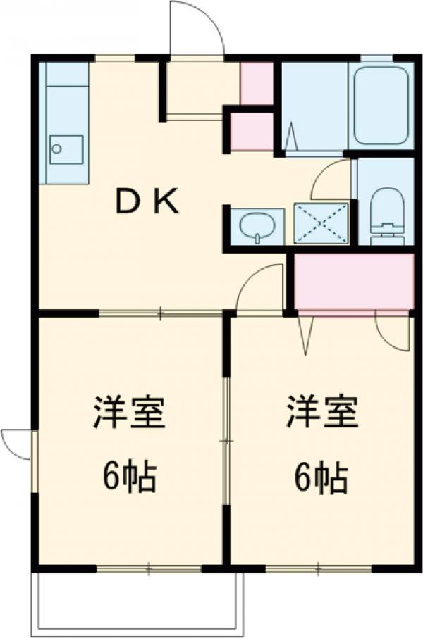 レジデンスみなみDの間取り