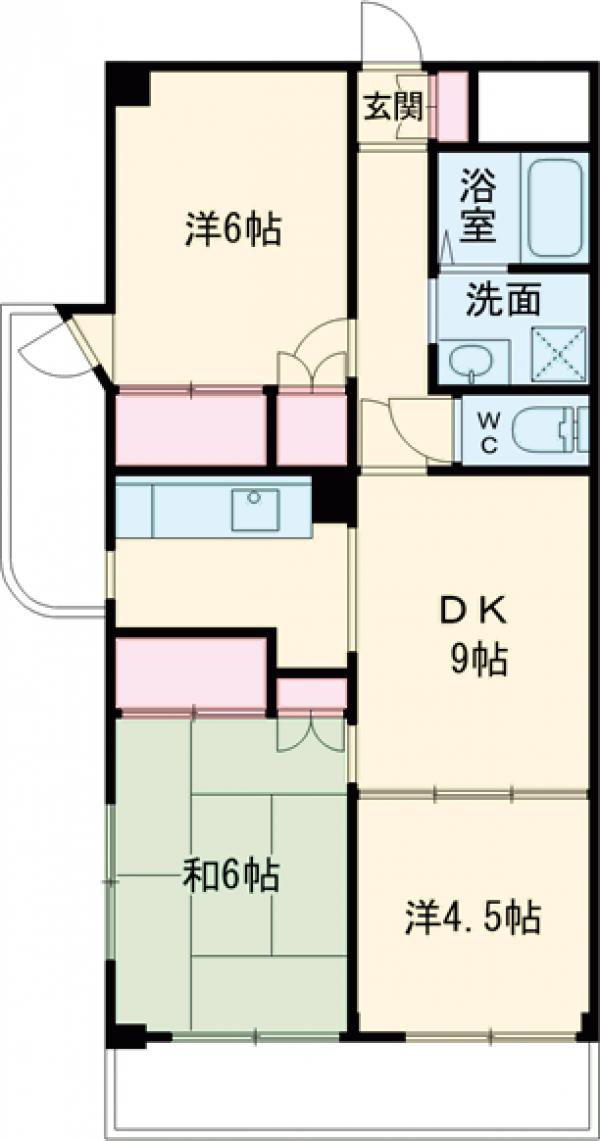 グランノアール光が丘の間取り