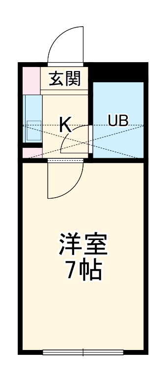 ビューパレス湘南伊勢原Ⅰの間取り