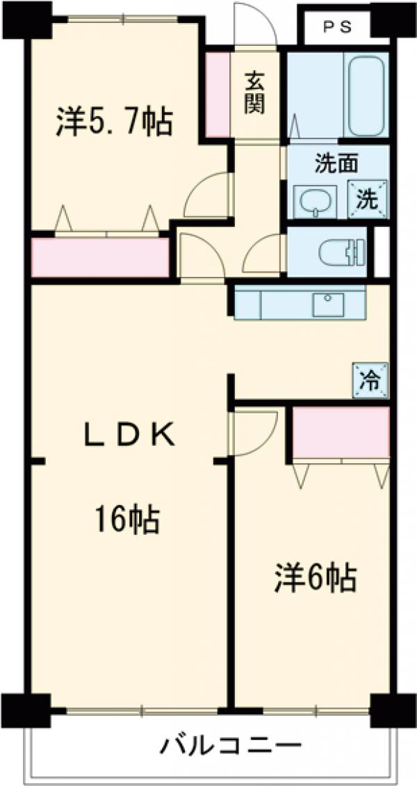 シャンドフルールの間取り