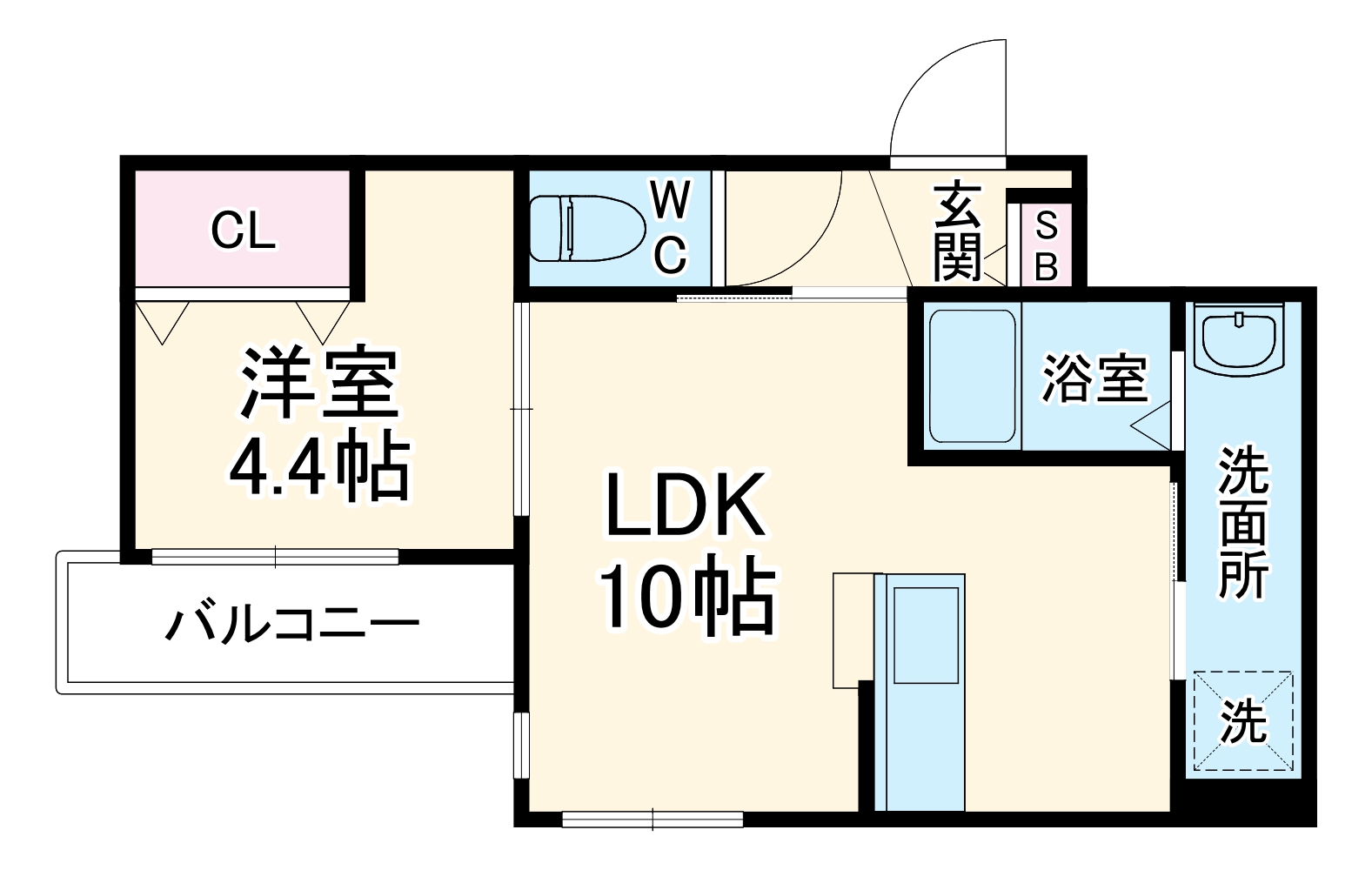 レジデンスシーズ2の間取り