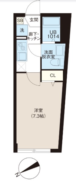 レピュア西巣鴨駅前レジデンスの間取り