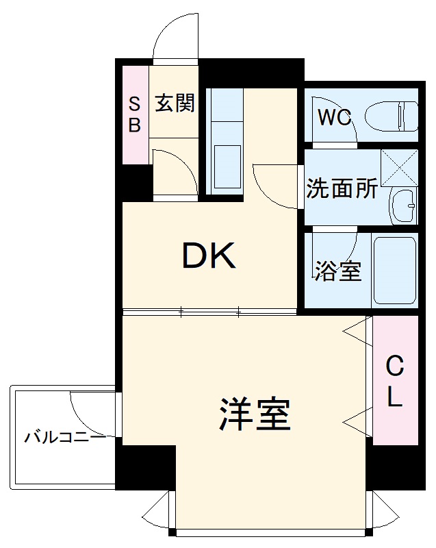 アリオス北里の間取り