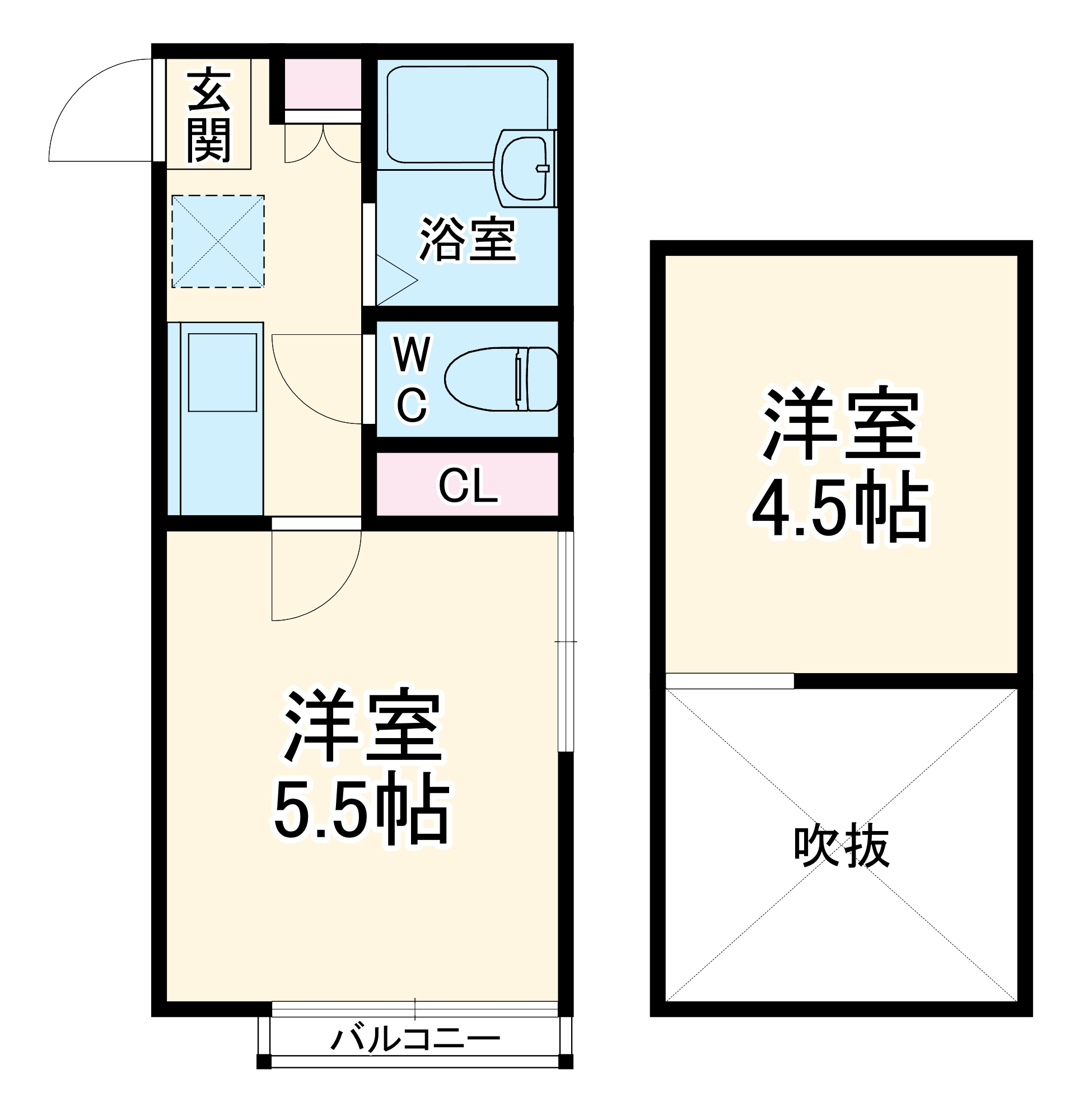 プレシャス古淵の間取り