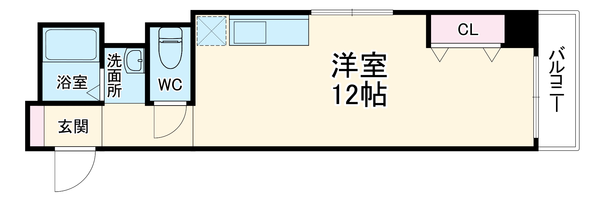 アルス天満橋の間取り