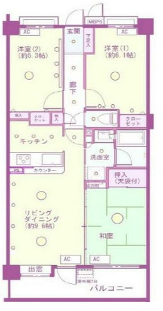 クリオ町田弐番館の間取り