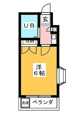 スカイコート池袋6の間取り