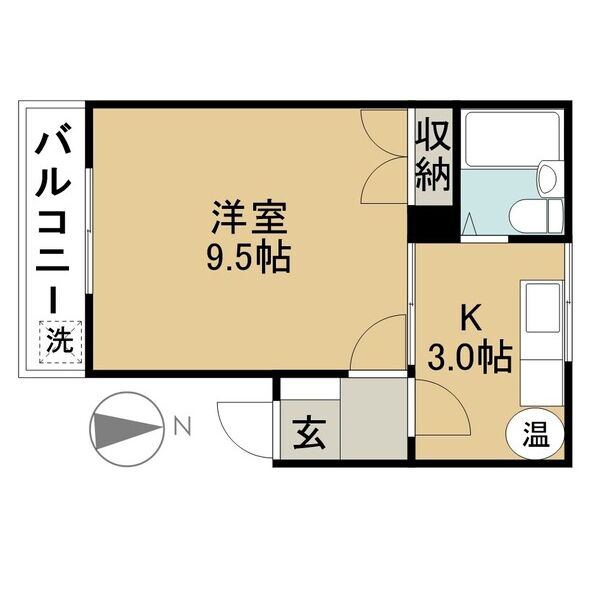 コーポWOODYの間取り