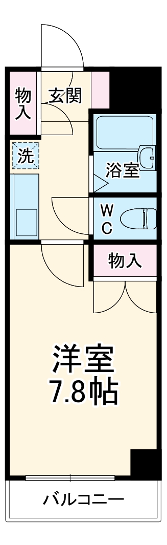 サンヒルズ藤ヶ丘の間取り
