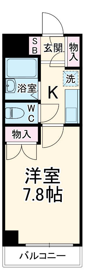 サンヒルズ藤ヶ丘の間取り