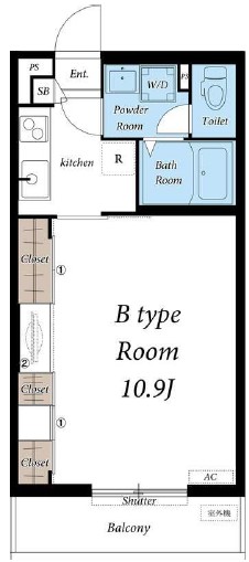 リブリ・ラヴェリテ妙典の間取り