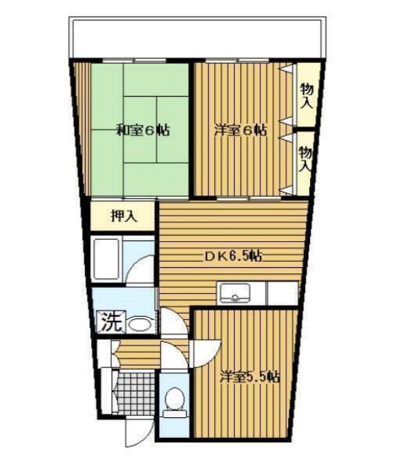 フェアネスハイムの間取り
