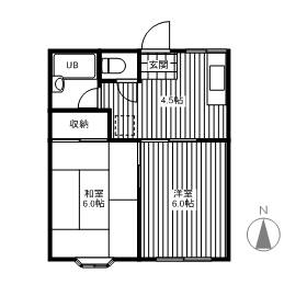 ヴィラ板戸Aの間取り