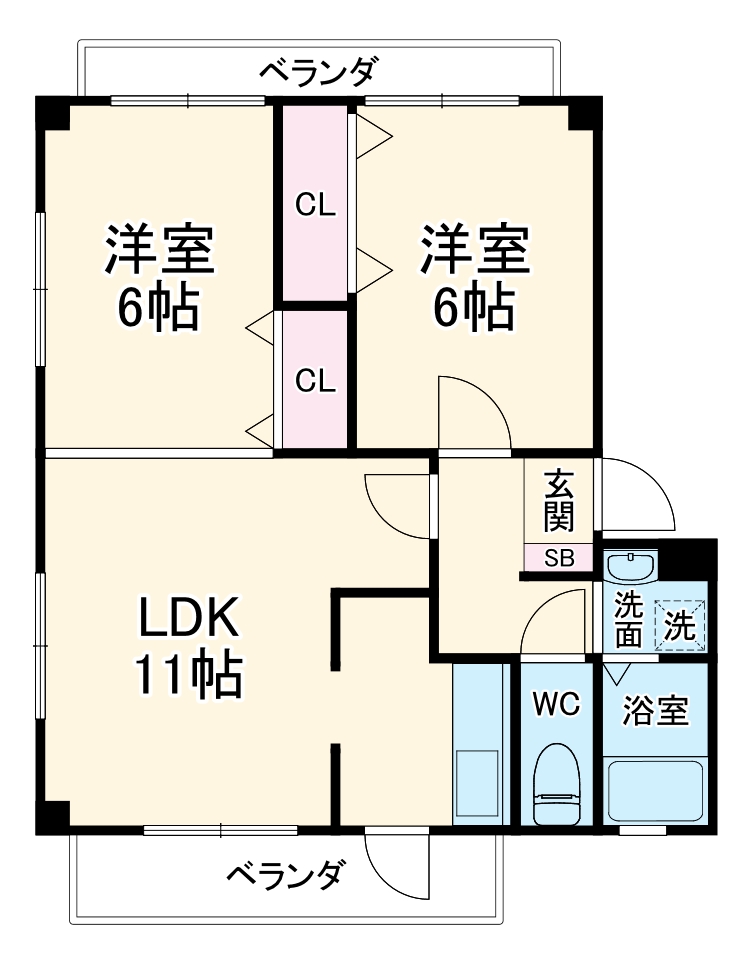 風の森の間取り