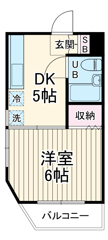 セブンゴールドハイツの間取り