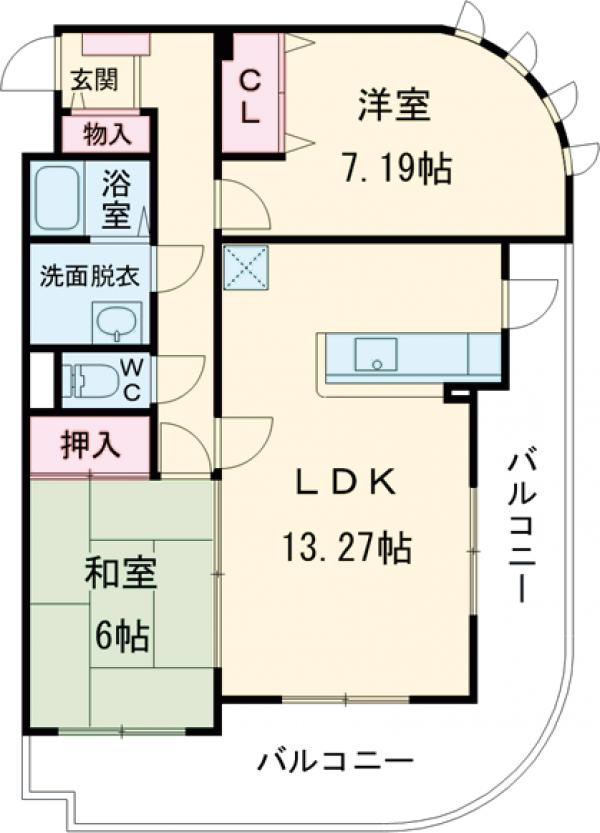 グランシャリオ21の間取り