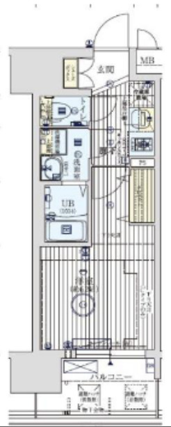 海老江の完工年月(2022年12月)築の賃貸マンションの間取り