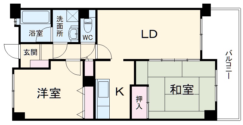 ヴィヴァーチェの間取り