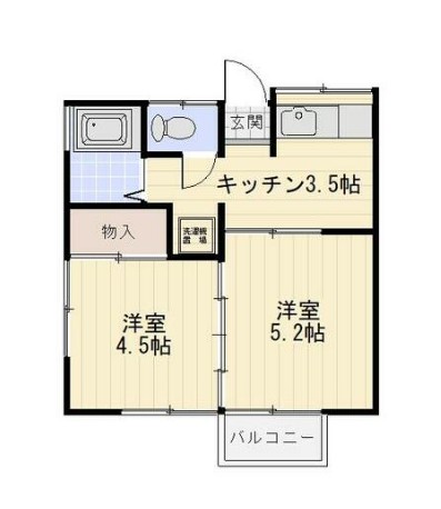 イーナビコーポⅡの間取り