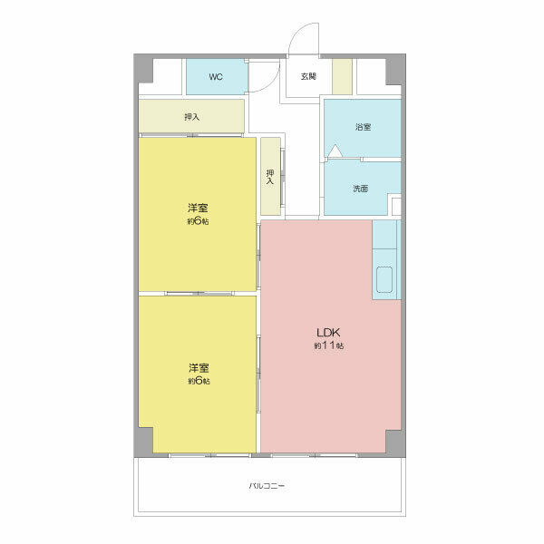 シーズンコート金山の間取り