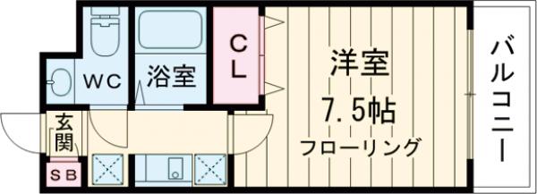 プレアール県庁前の間取り