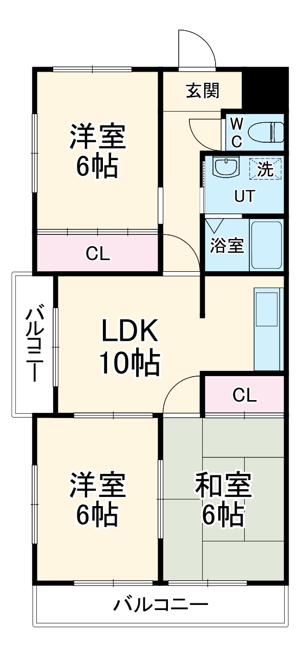パラッツォT.Hの間取り