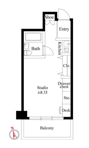 クレセントコート川崎の間取り