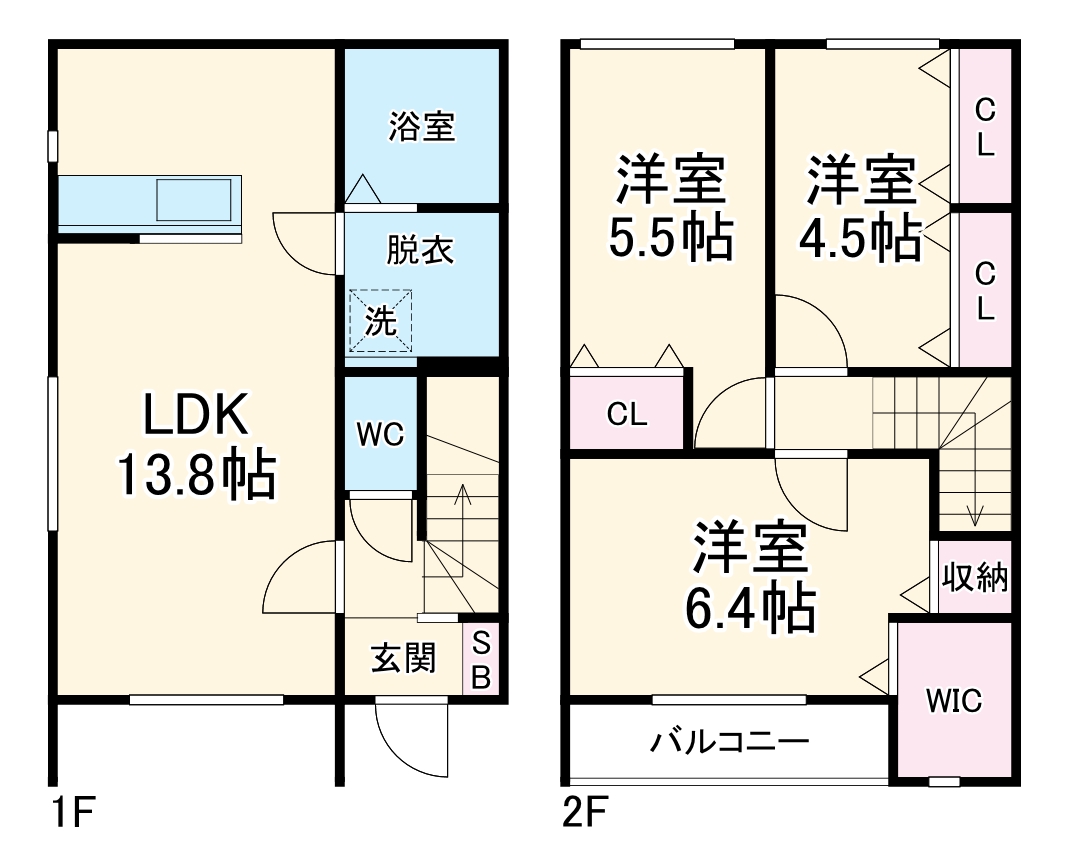Merveille Ⅲの間取り