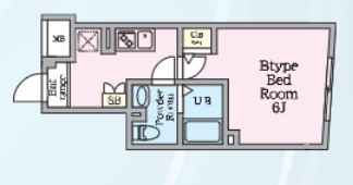 エルファーロ神楽坂Ⅲの間取り